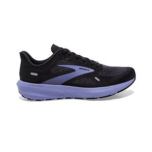 Brooks Launch 9 Womens Road Running Shoes Black/Purple | USA-IUM705193